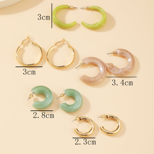 Shein on sale earrings hoops