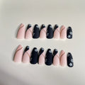 Almond Twilight Twinkle Nails - 