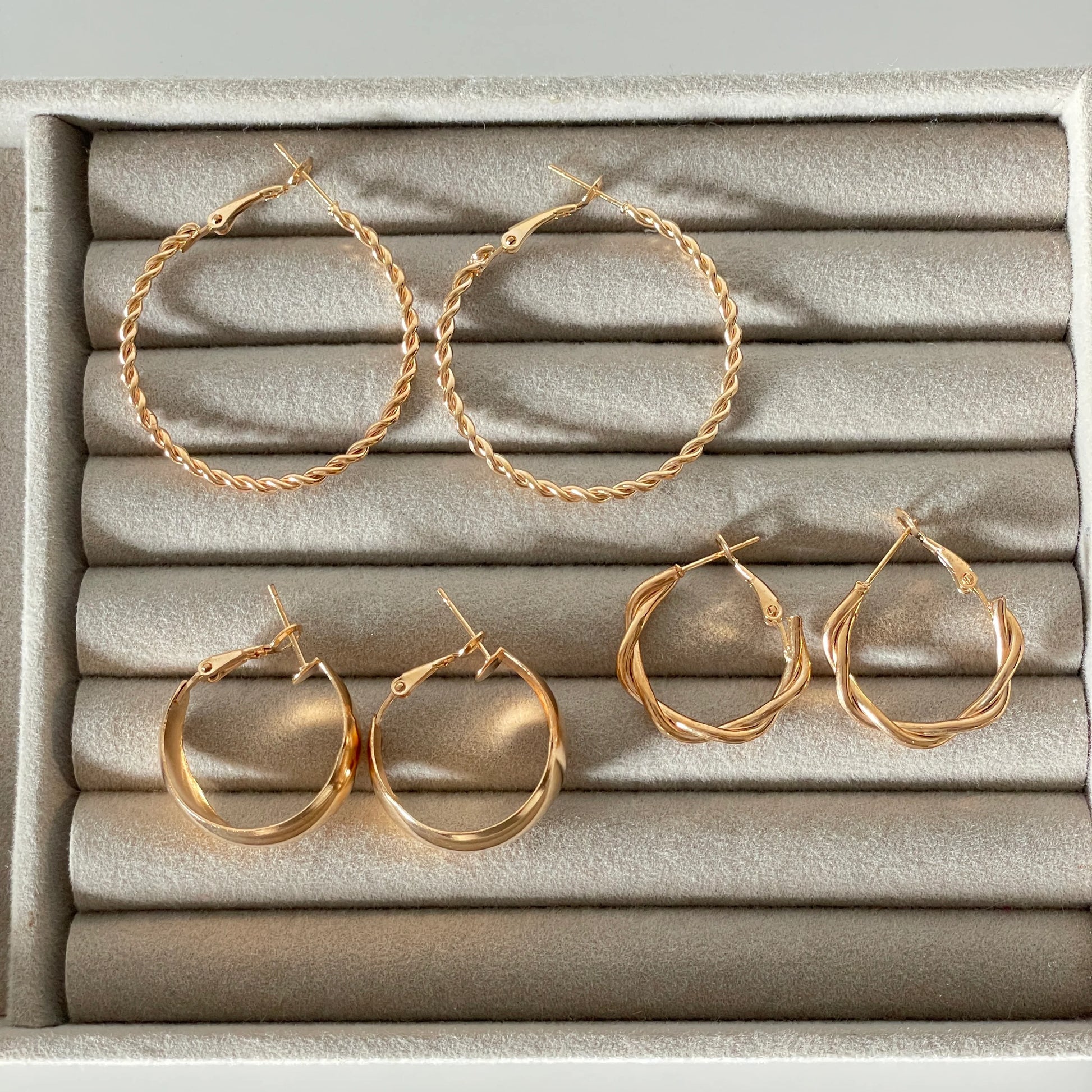 Ariel Hoops Set | 3 Pairs - 