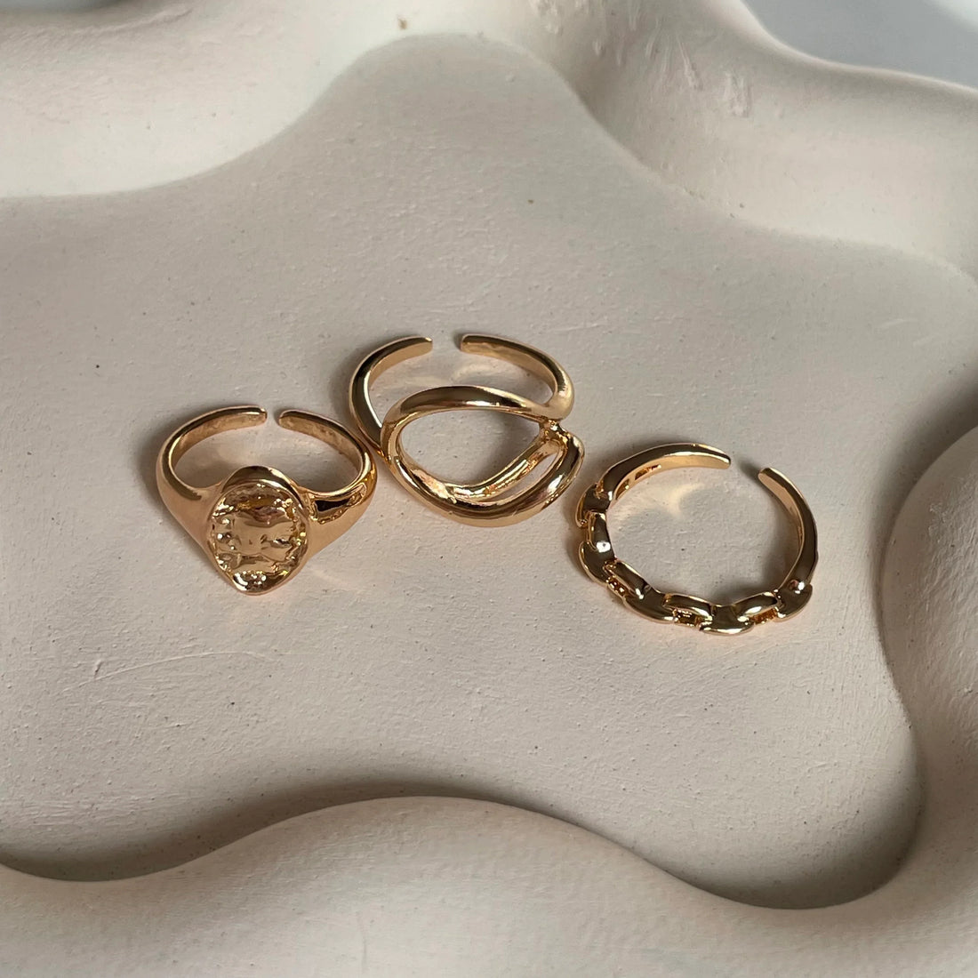 Aura Ring Set | Size 6 - Rings