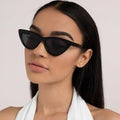 Bella Cat-Eye Sunglasses - Black - 