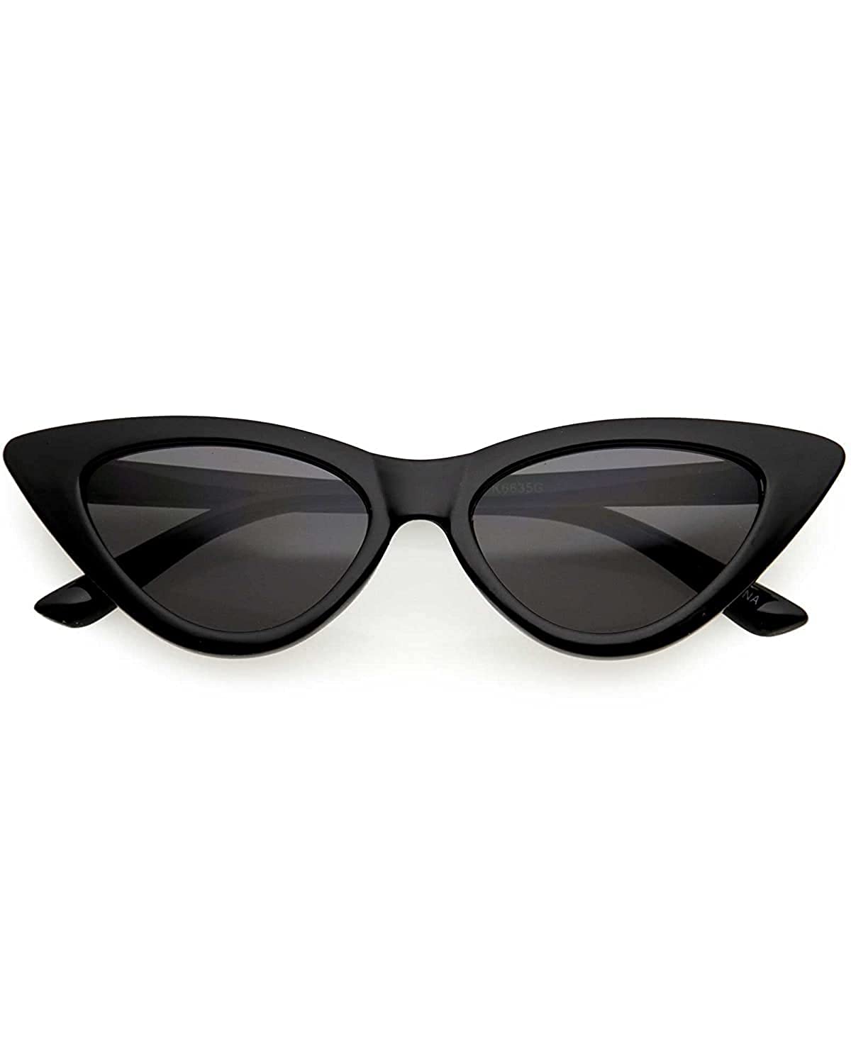 Bella Cat-Eye Sunglasses - Black - 