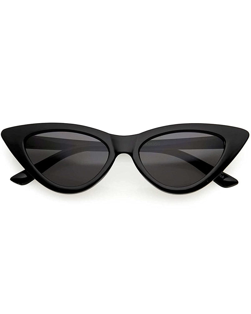 Bella Cat-Eye Sunglasses - Black