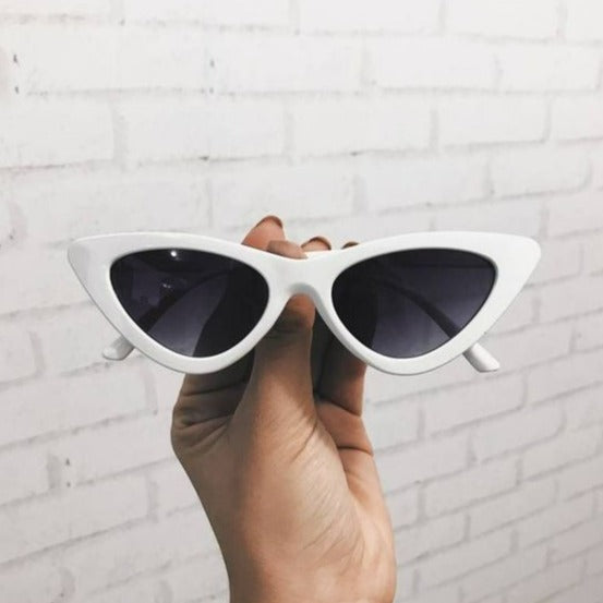 Bella Cat-Eye Sunglasses - White