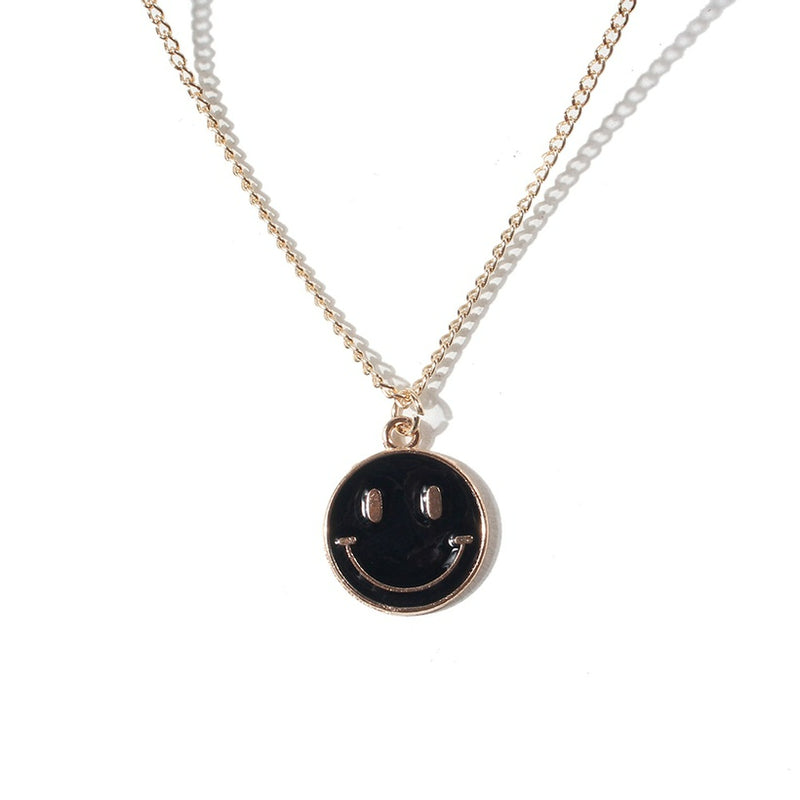 Black Smiley Pendant