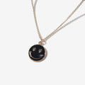 Black Smiley Pendant - 