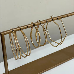 Blythe Hoops Set | 3 Pairs - Earrings