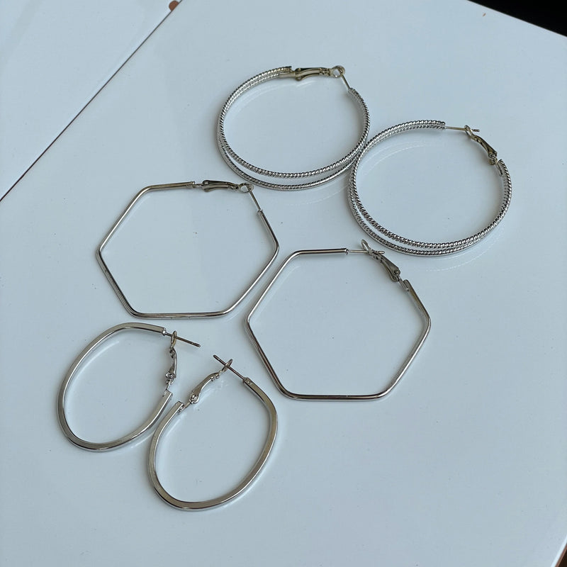 Blythe Hoops Set | 3 Pairs - 