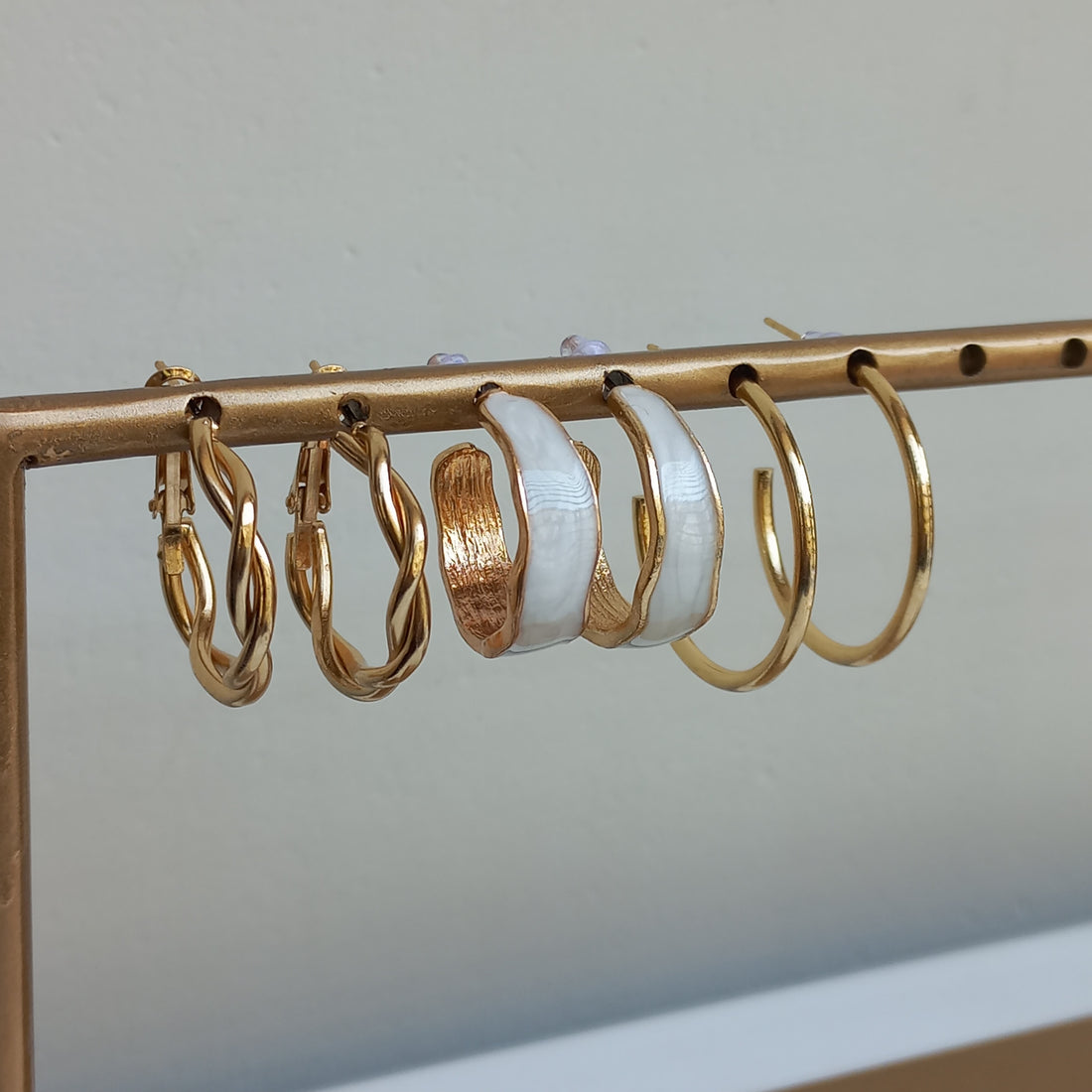 Calla Hoops Set | 3 Pairs - Earrings