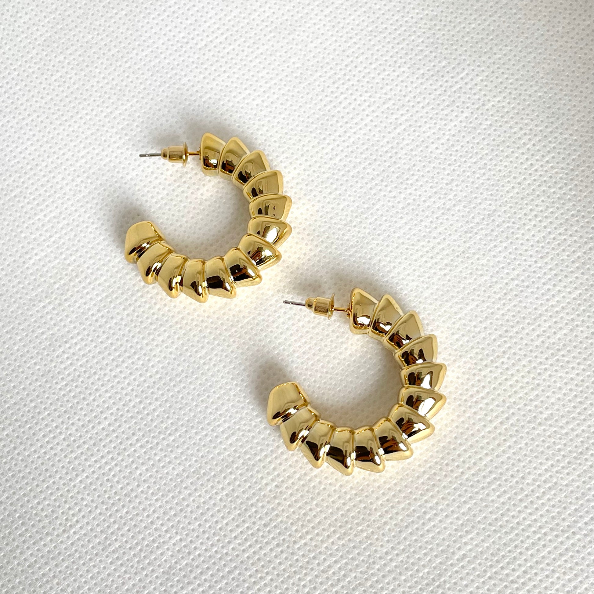 Chunky Enigma Hoops - 