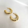 Chunky Enigma Hoops - 