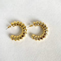 Chunky Enigma Hoops - 