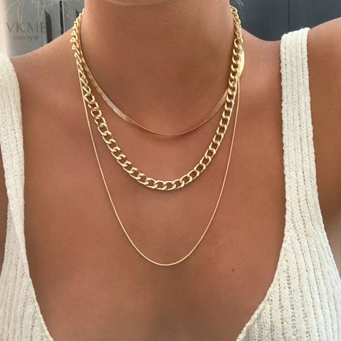 Clavicle Chain Necklace - Necklaces