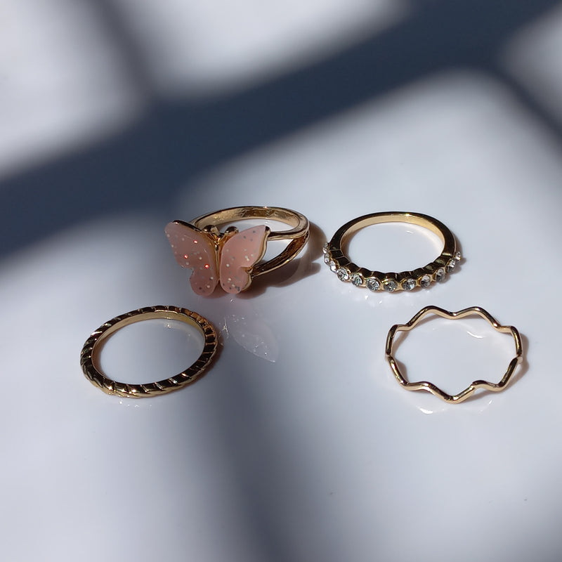 Coraline Flutter Ring Set | Size 7