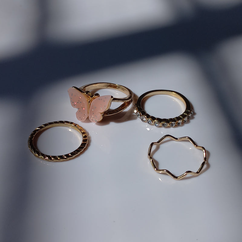 Coraline Flutter Ring Set | Size 7