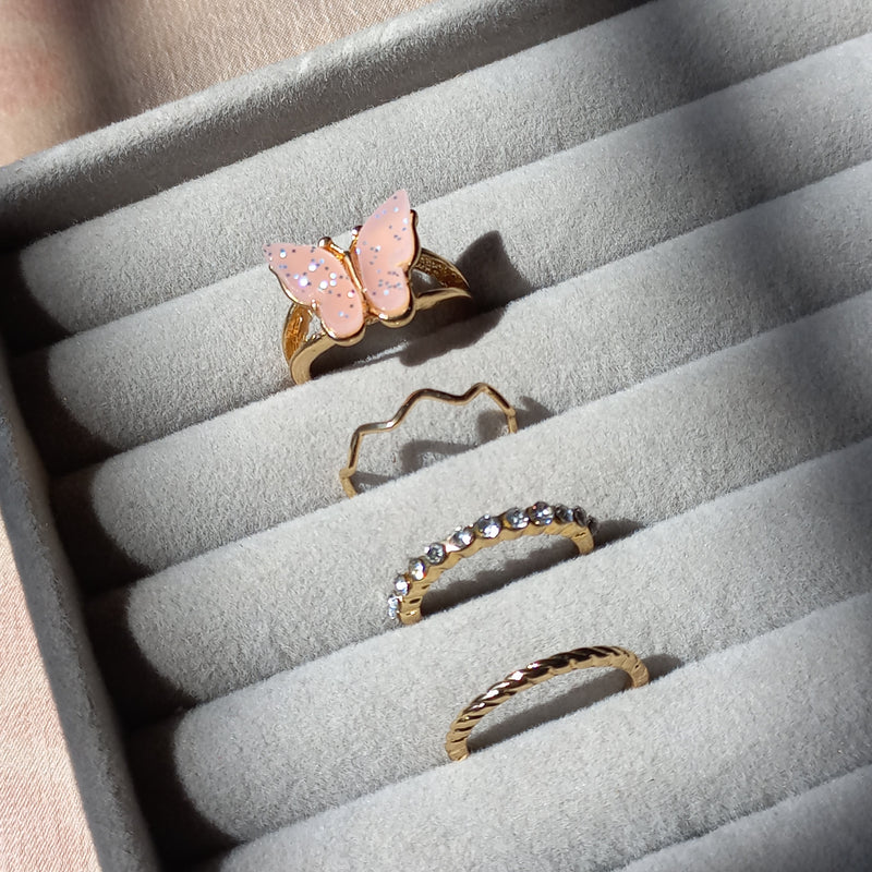 Coraline Flutter Ring Set | Size 7