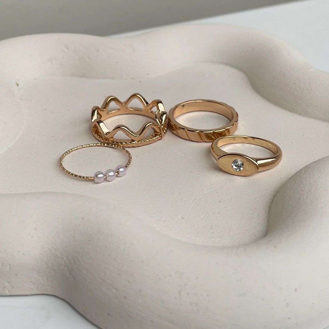 Cove Ring Set | Size 6.5 - Rings