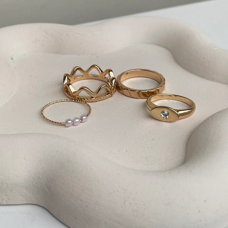 Cove Ring Set | Size 6.5 - 