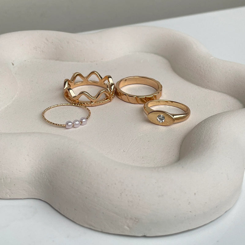 Cove Ring Set | Size 6.5 - 