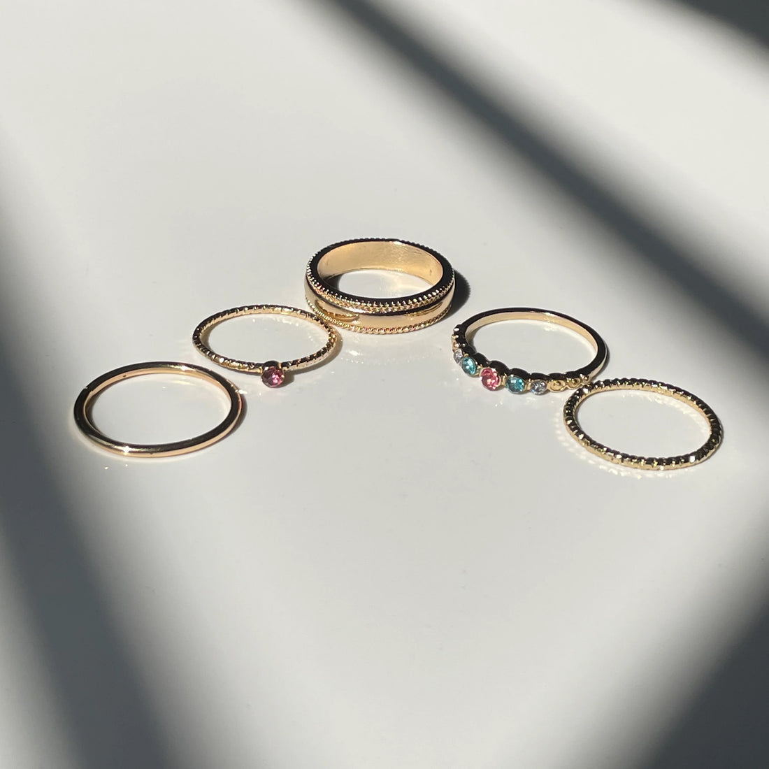 Dazzle Ring Set | Size 7.5 - Rings