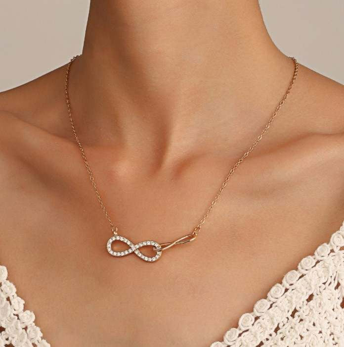 Dual Infinity Pendant - Necklaces