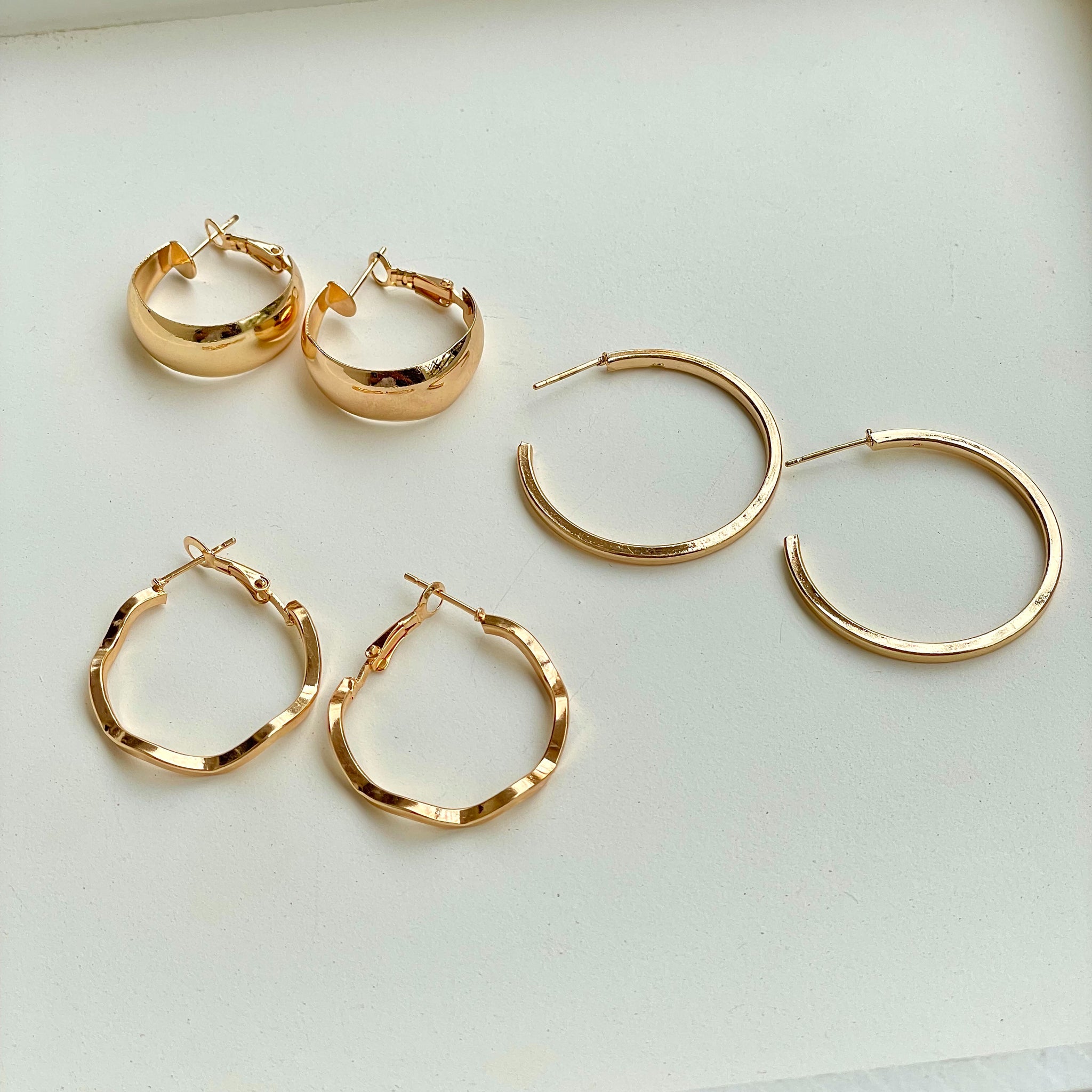 Elida Hoops Set - Earrings