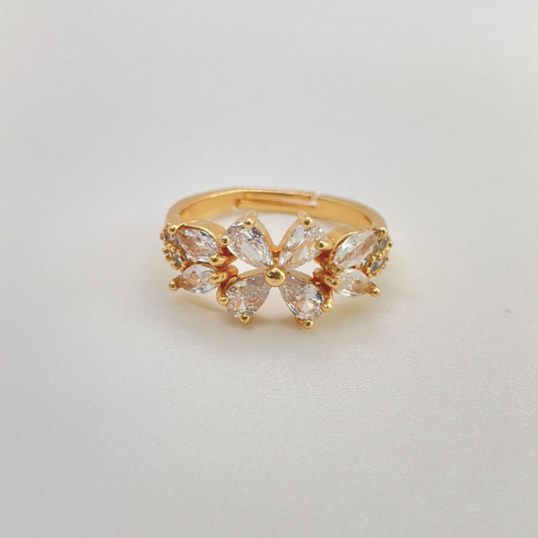 Floral Ring | Tarnish-Free (Adjustable)