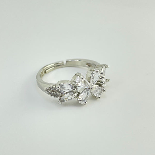 Floral Ring | Tarnish-Free (Adjustable)