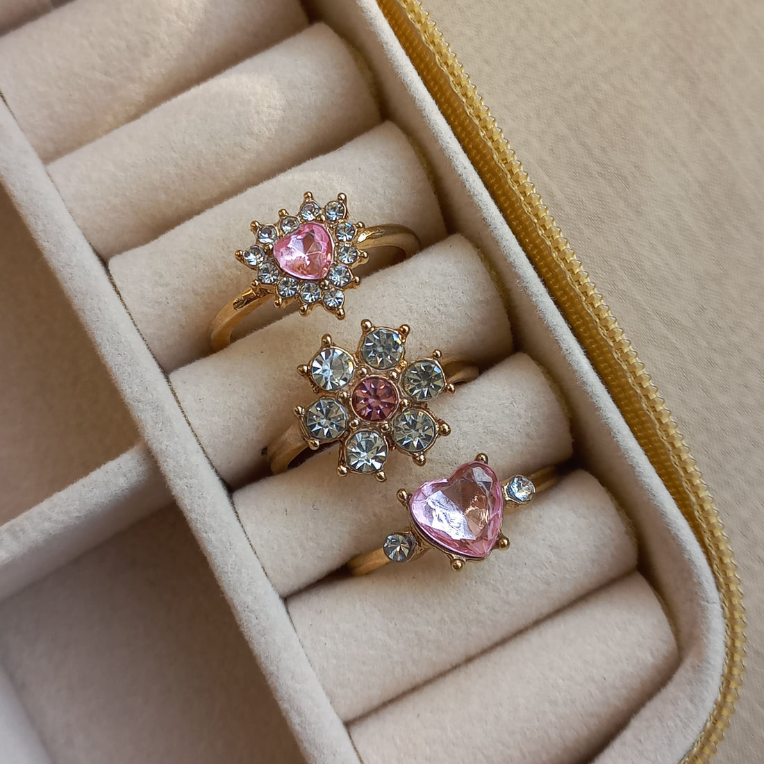 Floral Whispers Ring Set - Rings