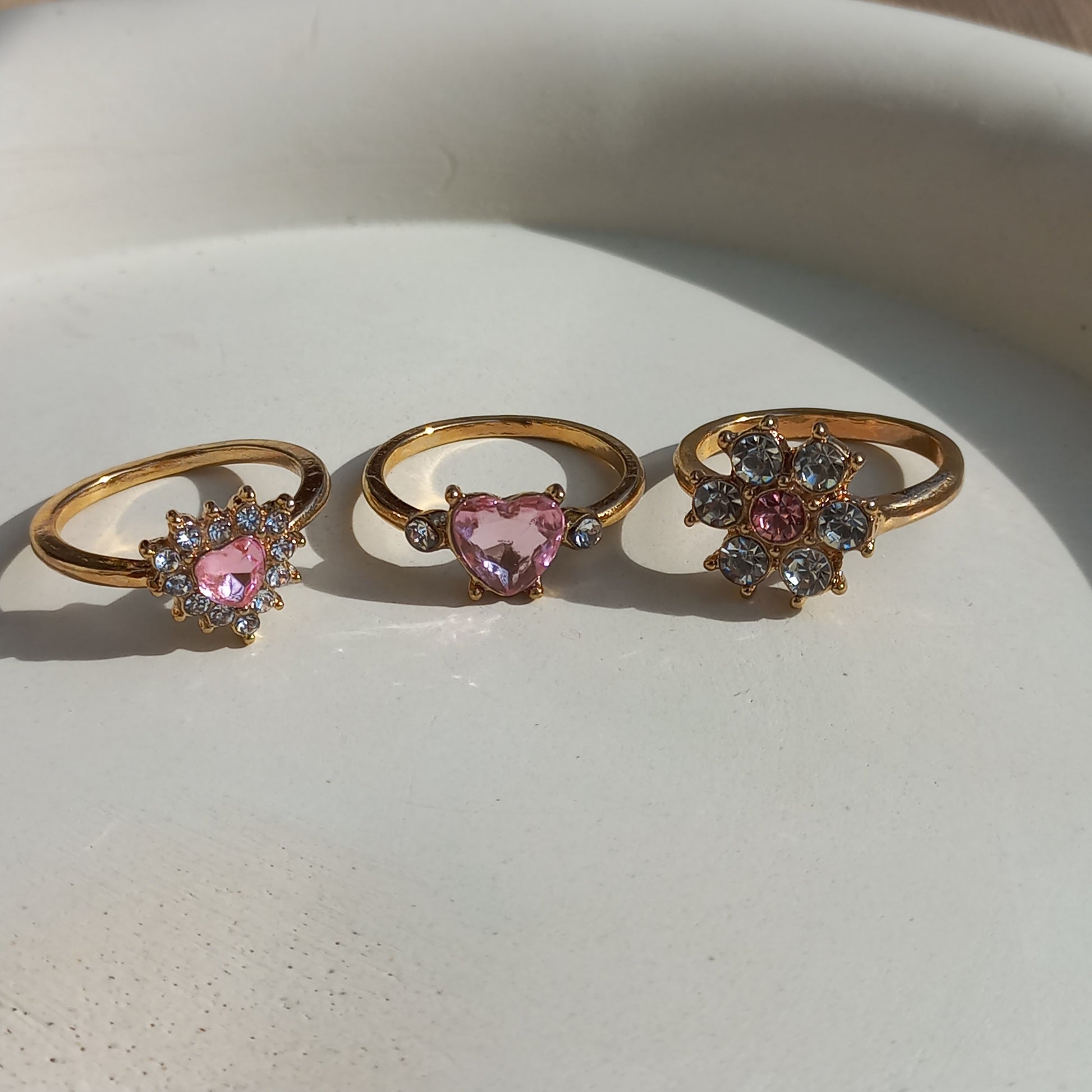 Floral Whispers Ring Set - 