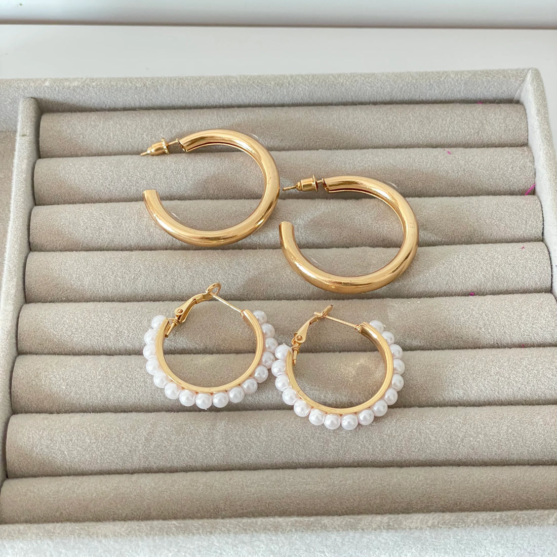 Francesca Hoops Set | 2 Pairs - Earrings