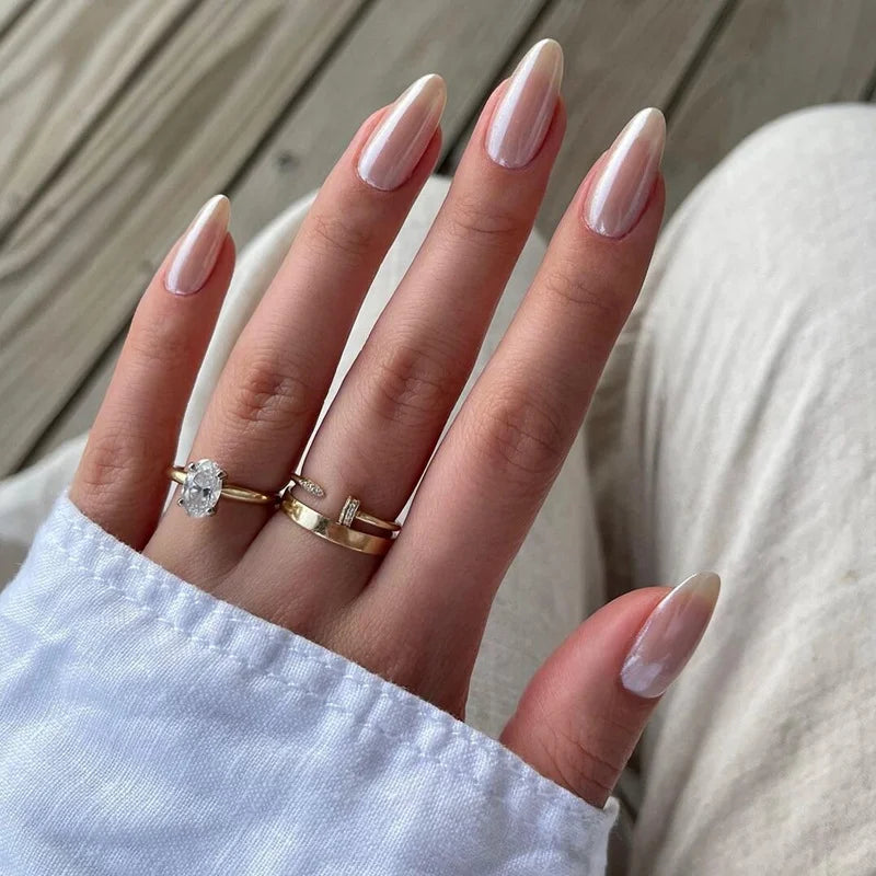 Glazed Nude Nails - Press on Nails