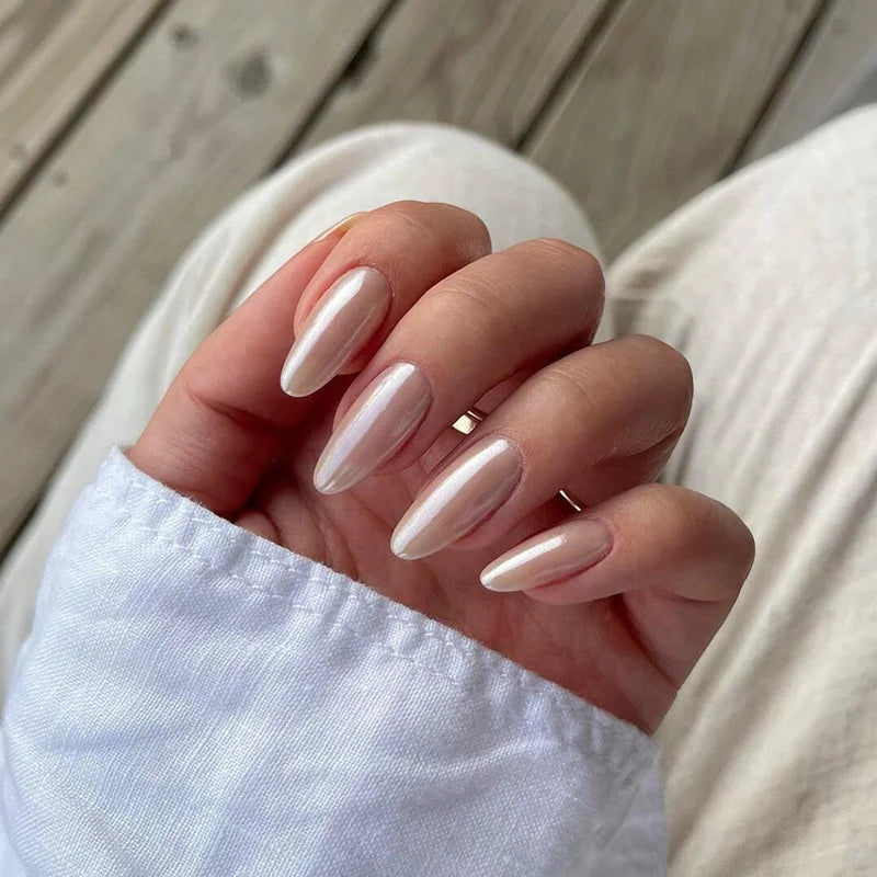 Glazed Nude Nails - Press on Nails