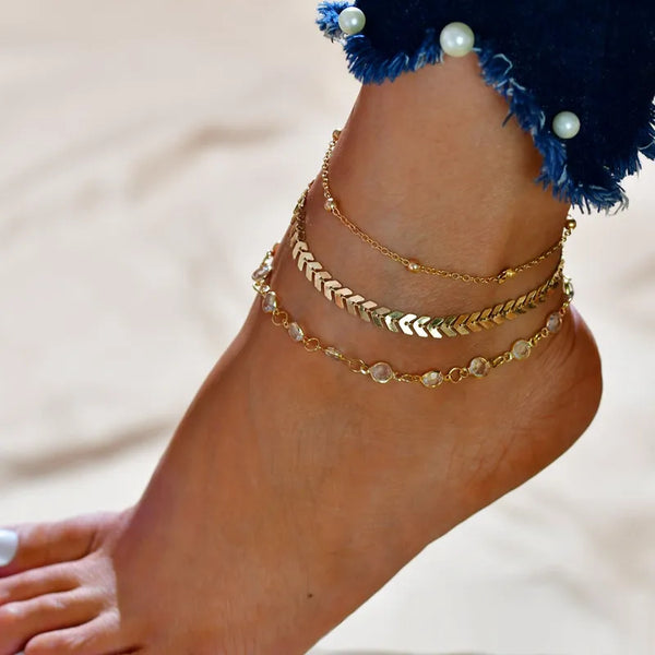 Gleam Anklet Set