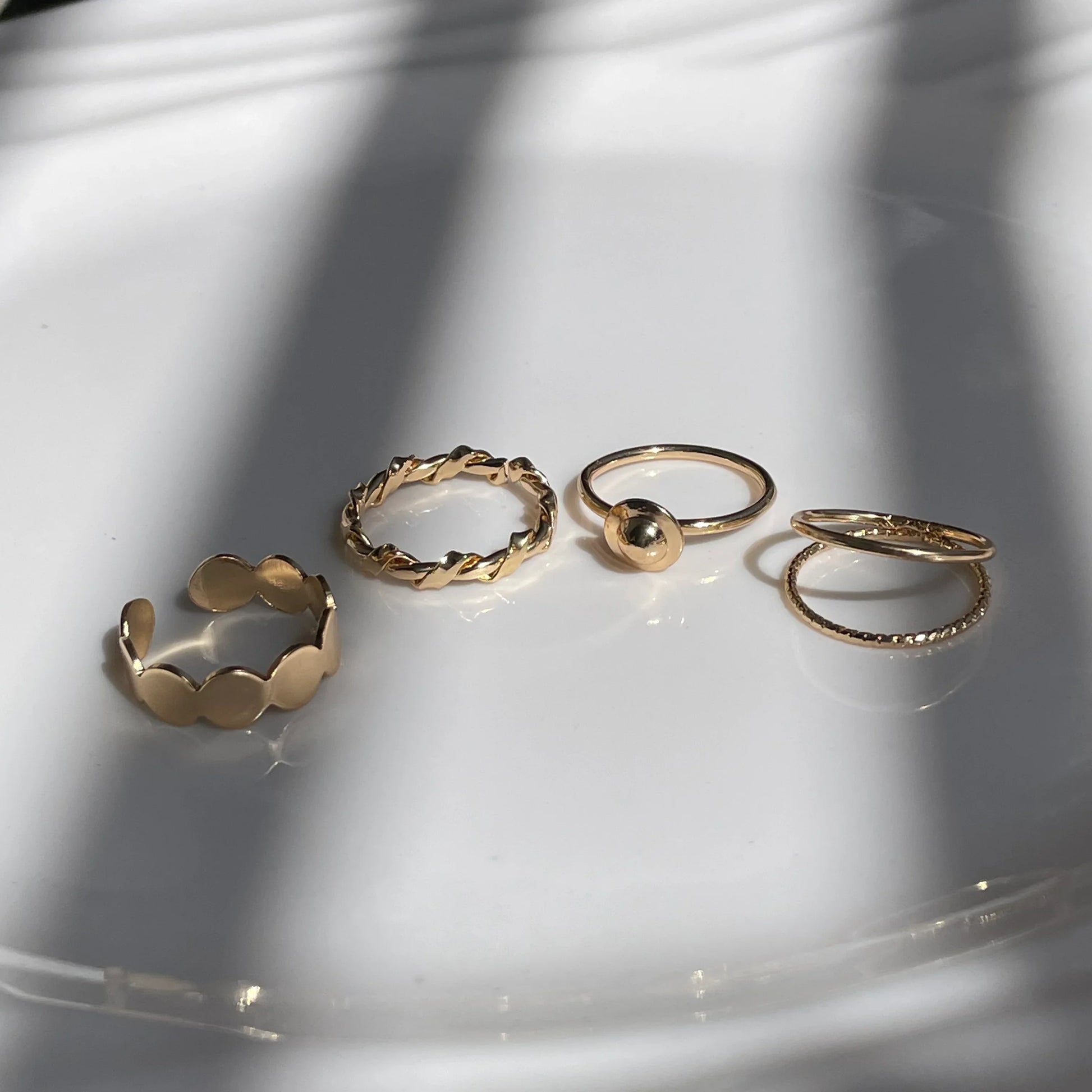 Harper Ring Set | Size 7.5 - 