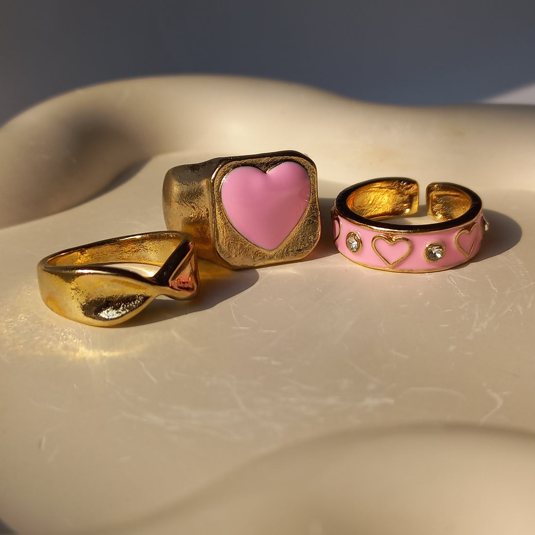 Love Letter Ring Set | Size 6.5 - Rings