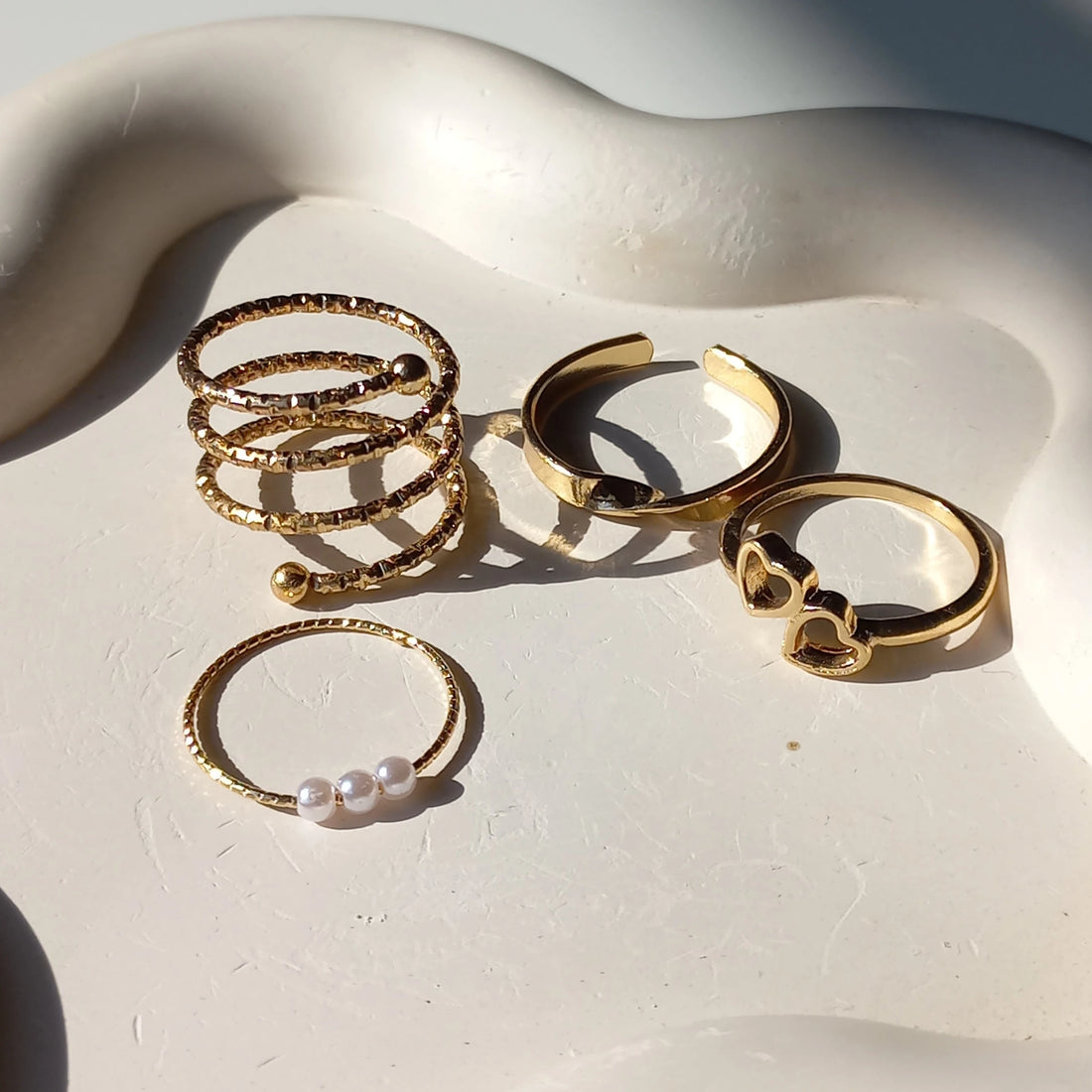 Lumi Ring Set | Size 7 - Rings