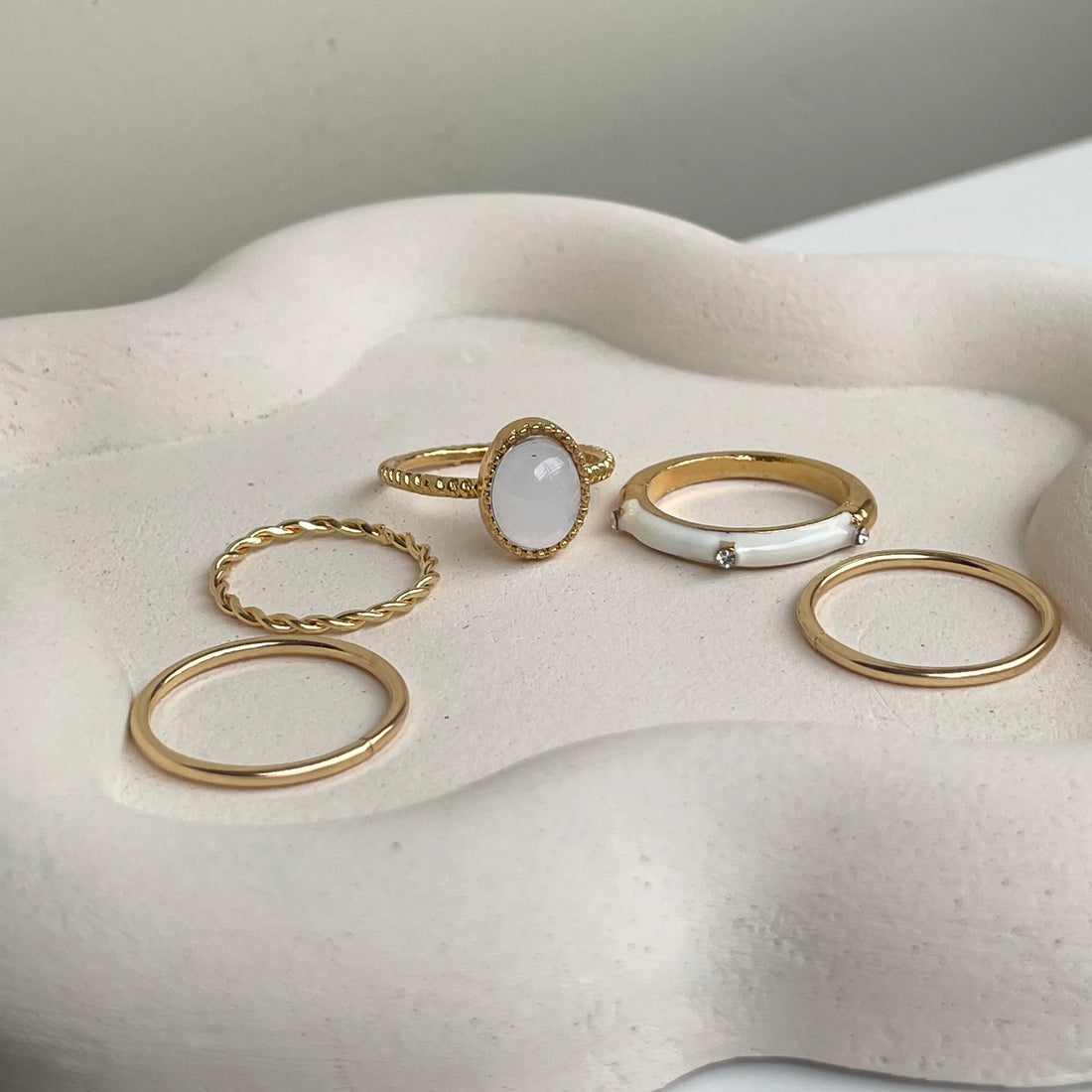 Luna Grace Ring Set | Size 7 - Rings