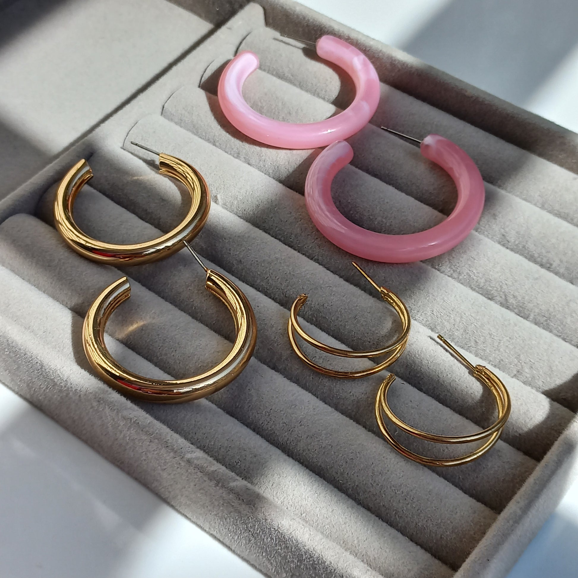 Mae Hoops Set | 3 Pairs - 