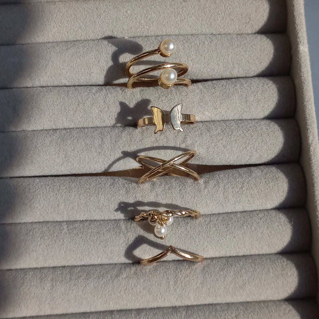 Magnolia Ring Set - Rings