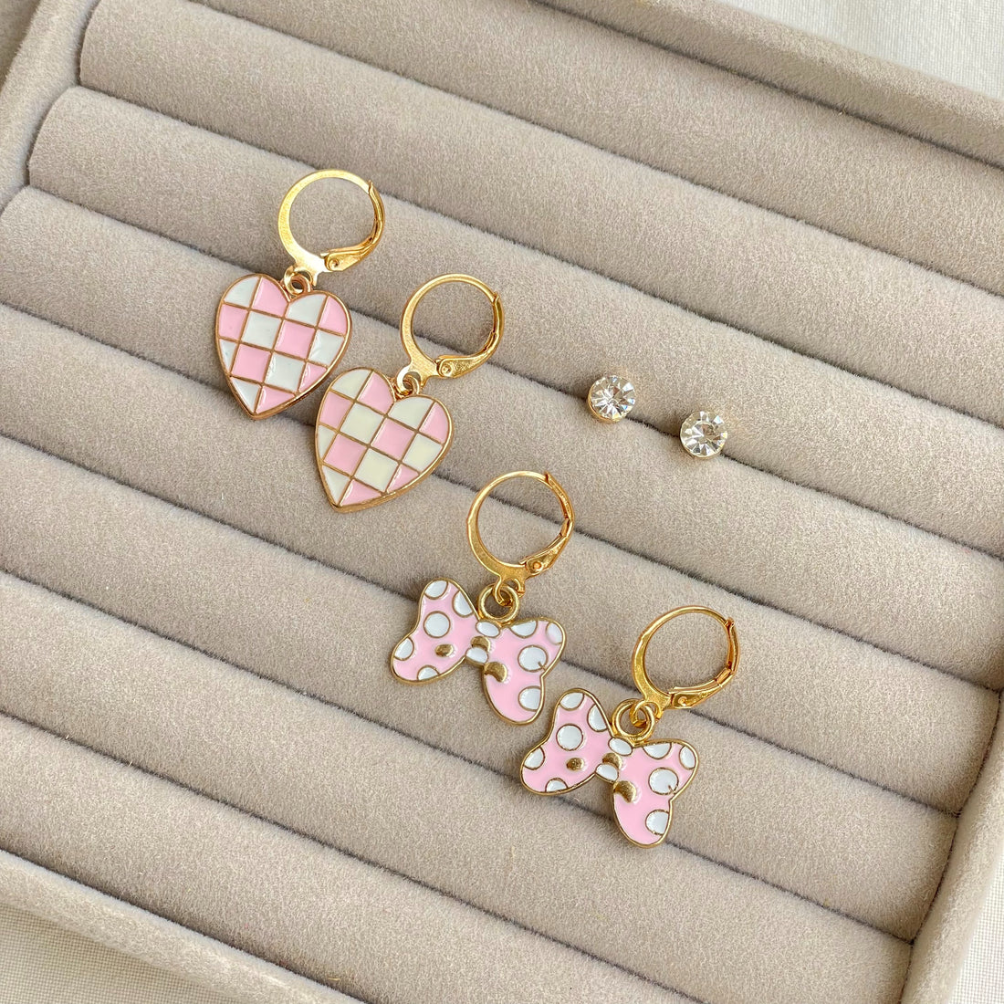 Marshmallow Huggies - Earrings