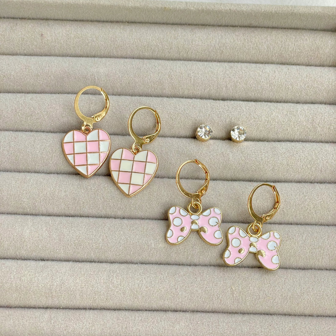 Marshmallow Huggies - Earrings