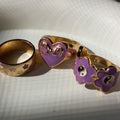 Melting Heart Ring Set | Size 7.5 - 