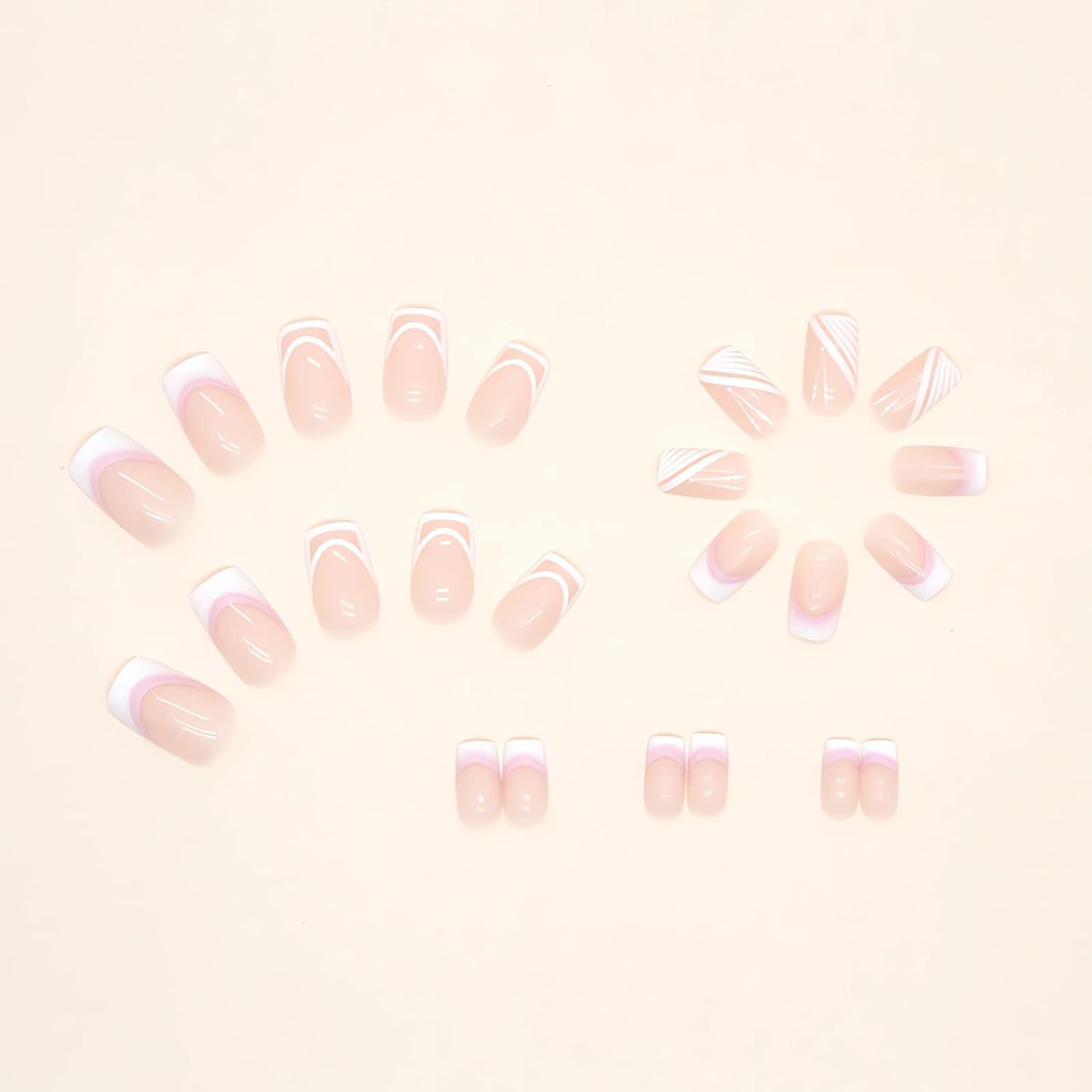 Nude Aurora Nails - 