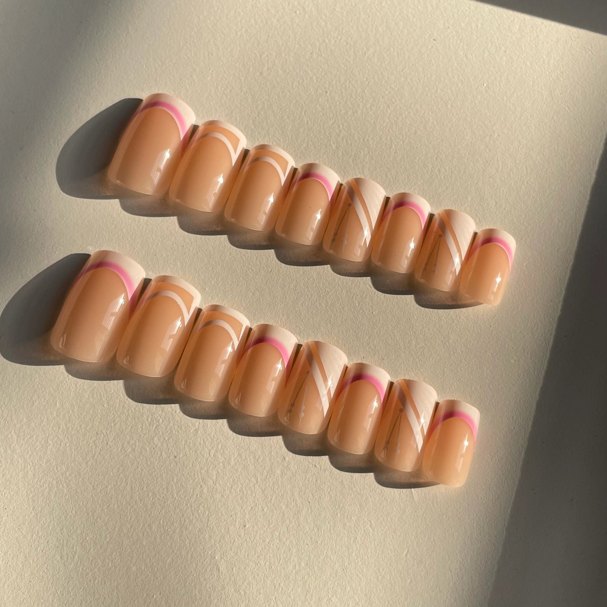 Nude Aurora Nails - 