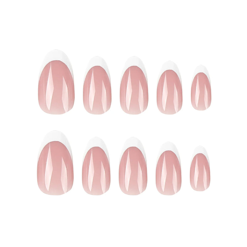 Oval French Nails