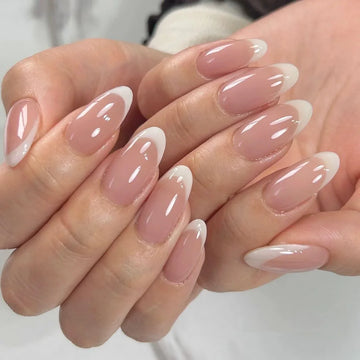 Oval French Nails - Press on Nails