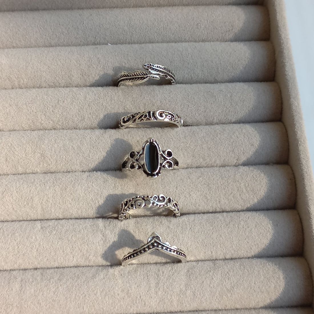 Palladium Ring Set | Size 7 - Rings