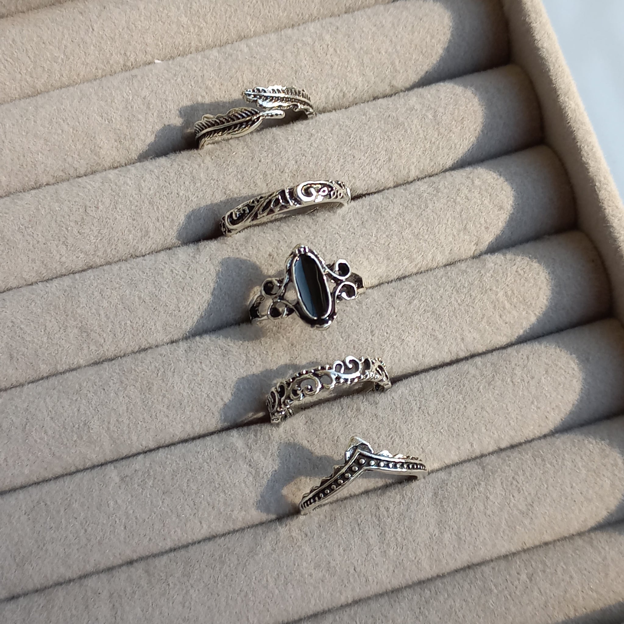 Palladium Ring Set | Size 7 - Rings