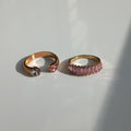 Pink Posy Duo Rings | Size 7.5 - Rings